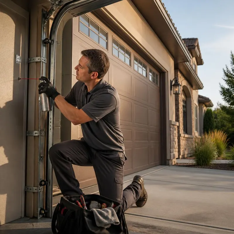 Off Track Door Repair in Trenton